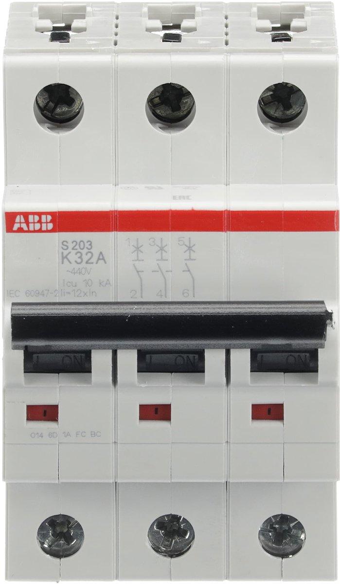 LS-Schalter 3P Charakteristik K Bemessungsstrom 32A 6kA