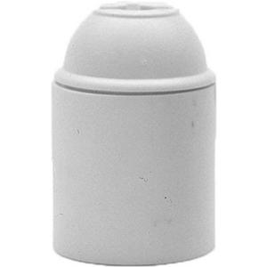 Lampenfassung 110/06 Kunststoff E27 Fassung glatt weiß