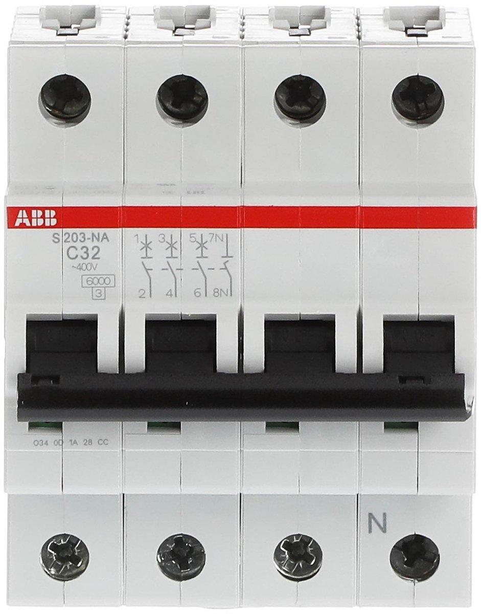 LS-Schalter 3P+N Charakteristik C Bemessungsstrom 32A 6kA