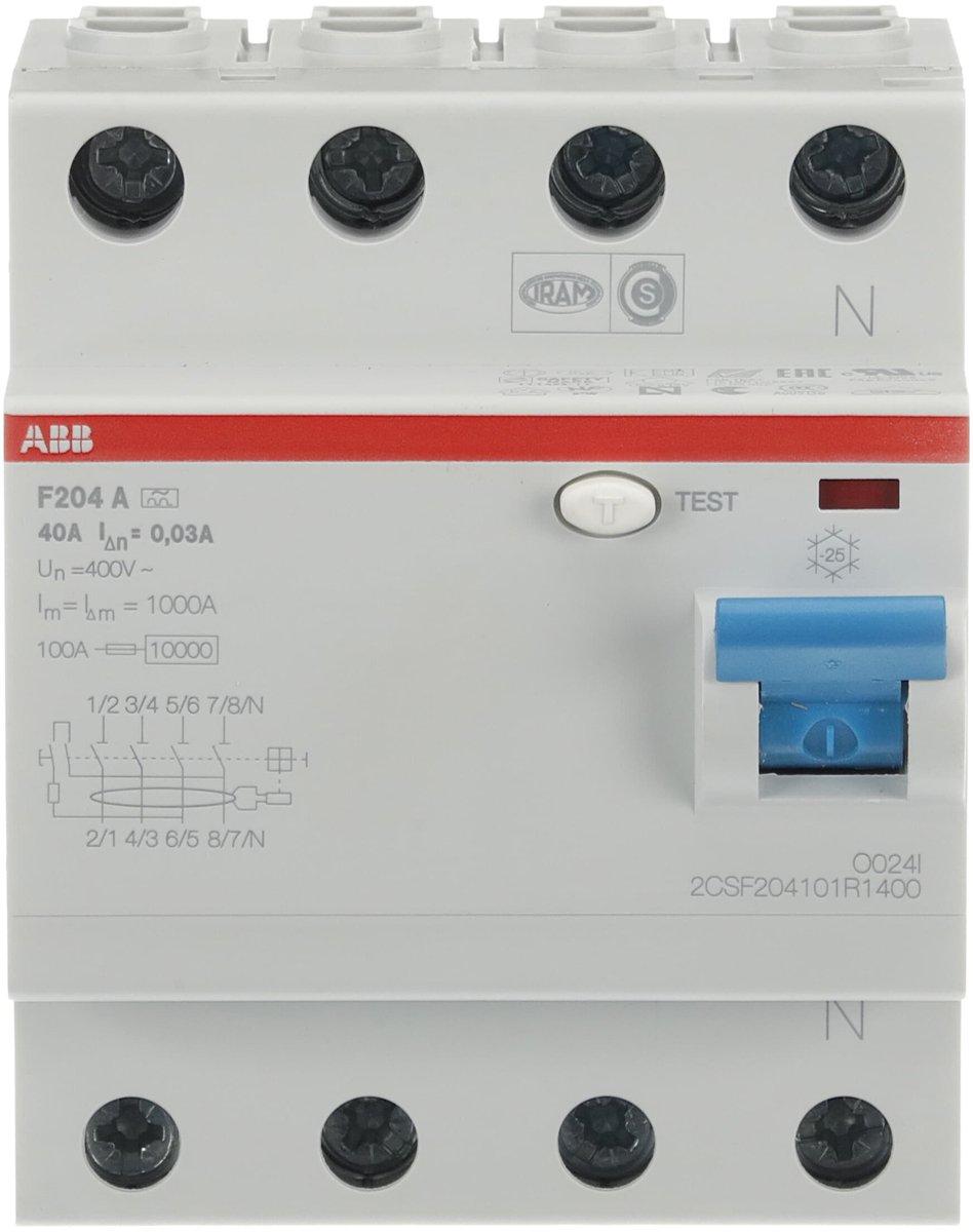 FI-Schutzschalter  40A 4-polig 30mA Typ A