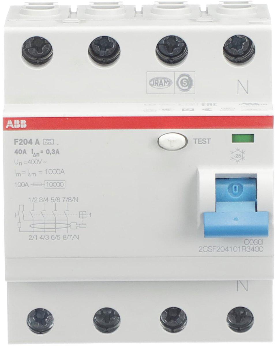 FI-Schutzschalter  40A 4-polig 300mA Typ A