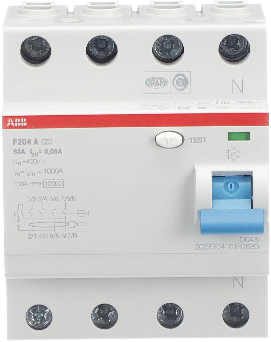 FI-Schutzschalter  63A 4-polig 30mA Typ A