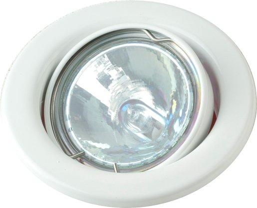 NV Einbaustrahler GX5,3/20,50W weiß