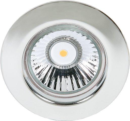 Einbaustrahler mit Sprengring feststehend C 1830 chrom ohne Fassung