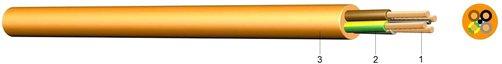 PUR Baustellenleitung H07BQ-F 3x1,5 orange 100m Bund