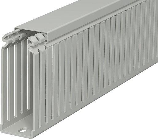 Verdrahtungskanal 100x37x2000 PVC steingrau RAL 7030