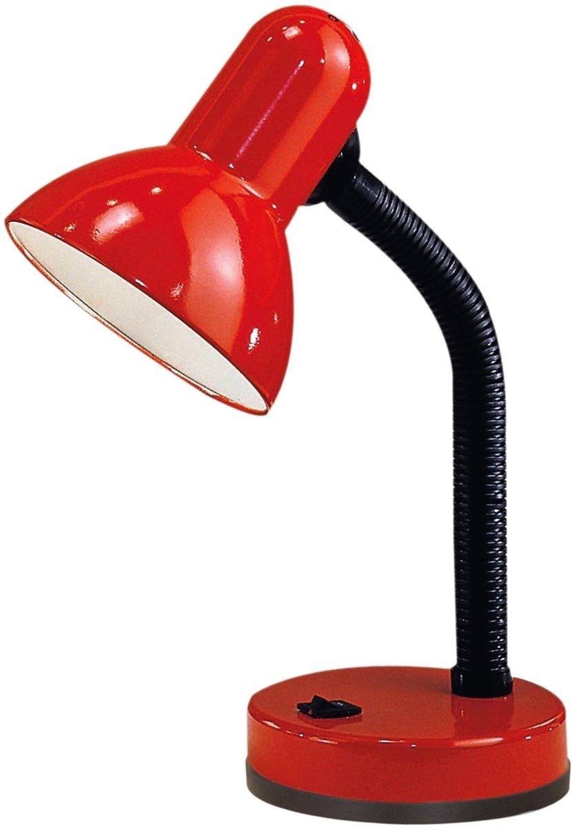 Tischleuchte E27 1x60W rot BASIC