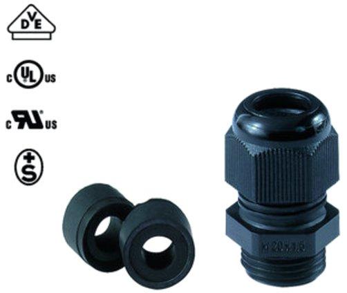 Kabelverschraubung PERFECT 50.625 PA/RSW M25x1,5 RAL9005 schwarz