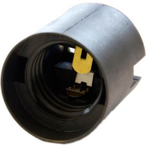 Steckanschluss Fassung Schwarz