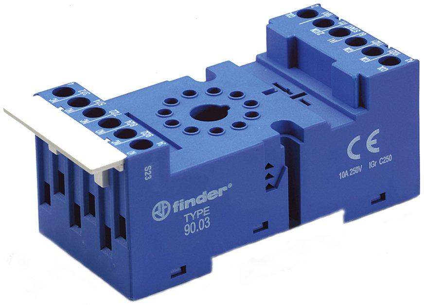 Schraubfassung für Zeit- Anzeige- EMV-Module Serie 86 / 99.02 Serie 90