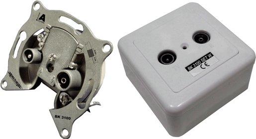 Antennen Steckdose MX 3100 SET