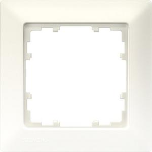 1-fach Rahmen DELTA line titanweiß 80x80mm
