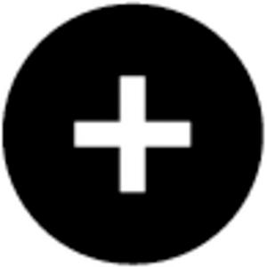 Tastenplatte flach schwarz beschriftet