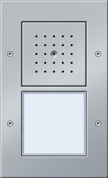 Türstation AP 1-fach Türkommunikation Farbe Aluminium