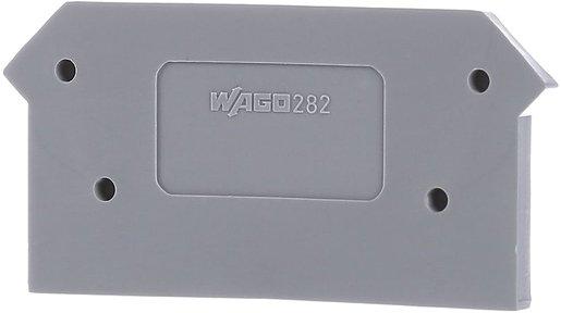 Abschluss- und Zwischenplatte 4 mm dick grau