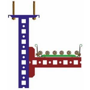 BETAfixss Deckenstütze schwer 50x50x400 verzahnt E30/E90