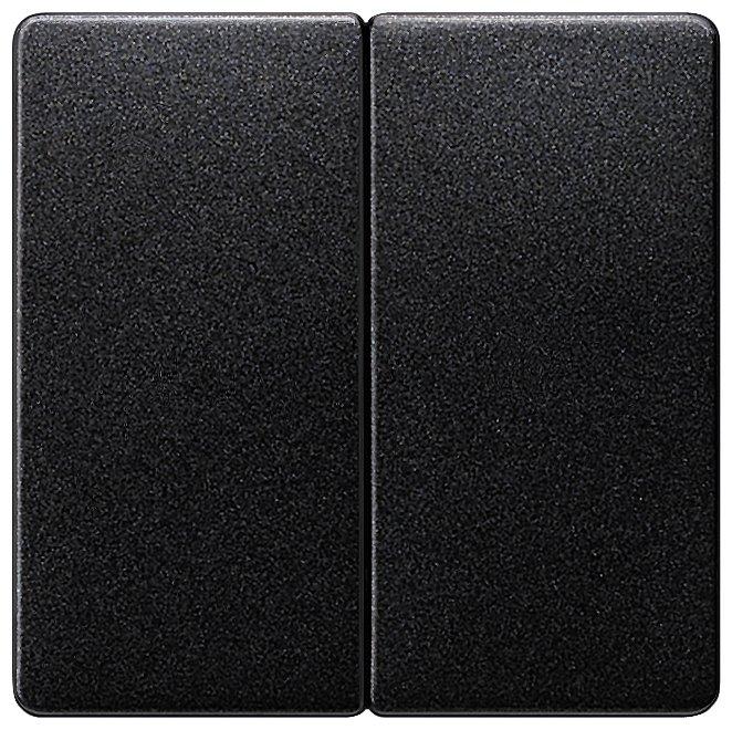 I-System carbon-metallic Wippe für Serien/Doppel-Wechselschalter