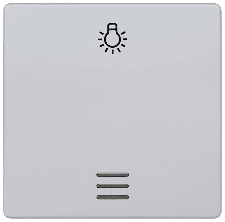 I-System aluminium-metallic Wippe mit Fenster mit Symbol Licht