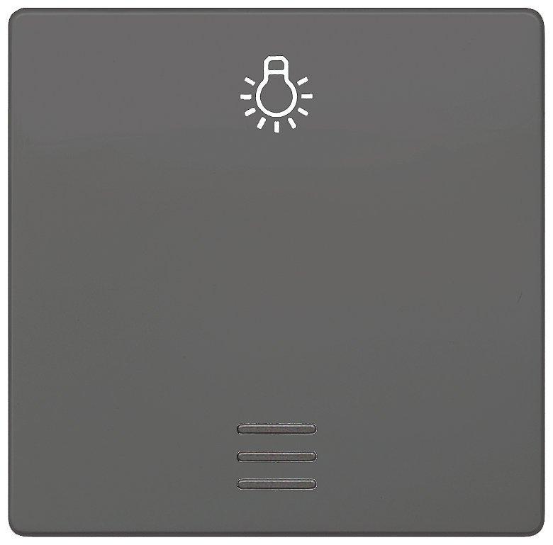 I-System carbon-metallic Wippe mit Fenster mit Symbol Licht