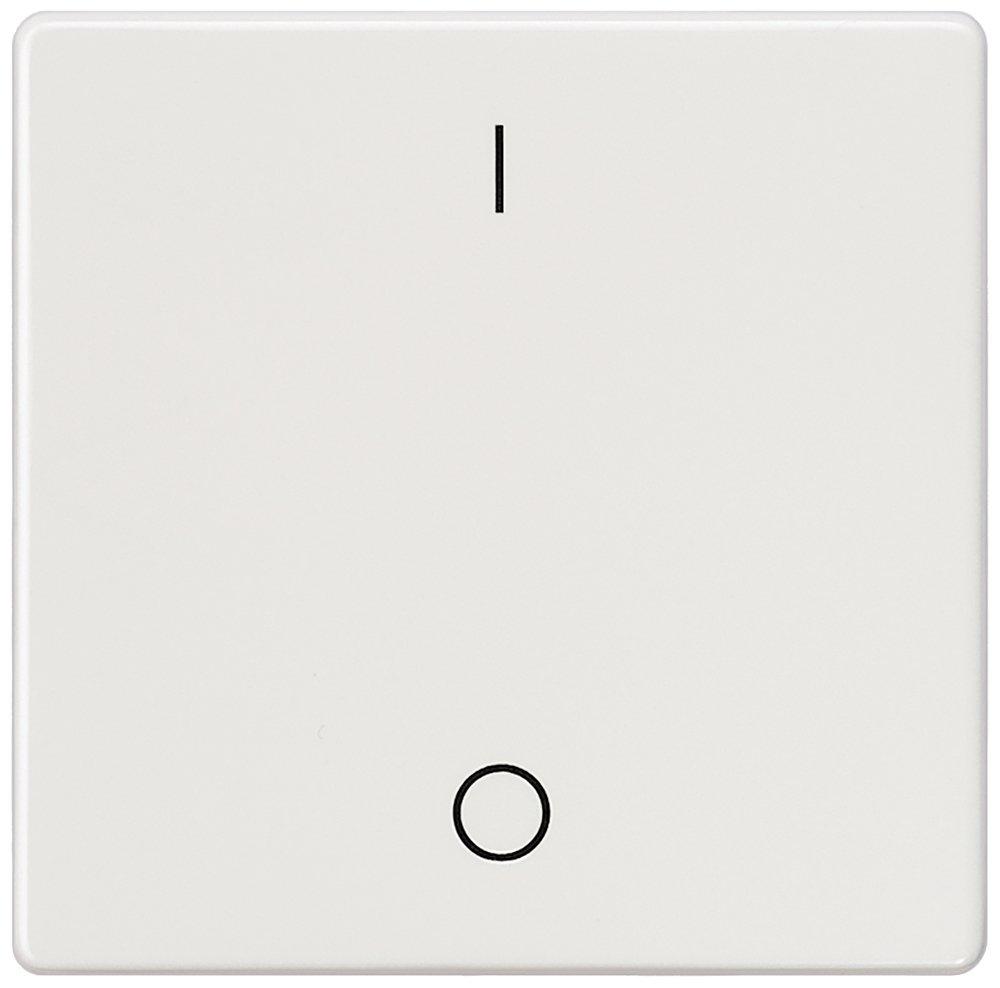Wippe I-System mit Symbolen I/O titanweiß für Ausschalter 2pol. 3pol.