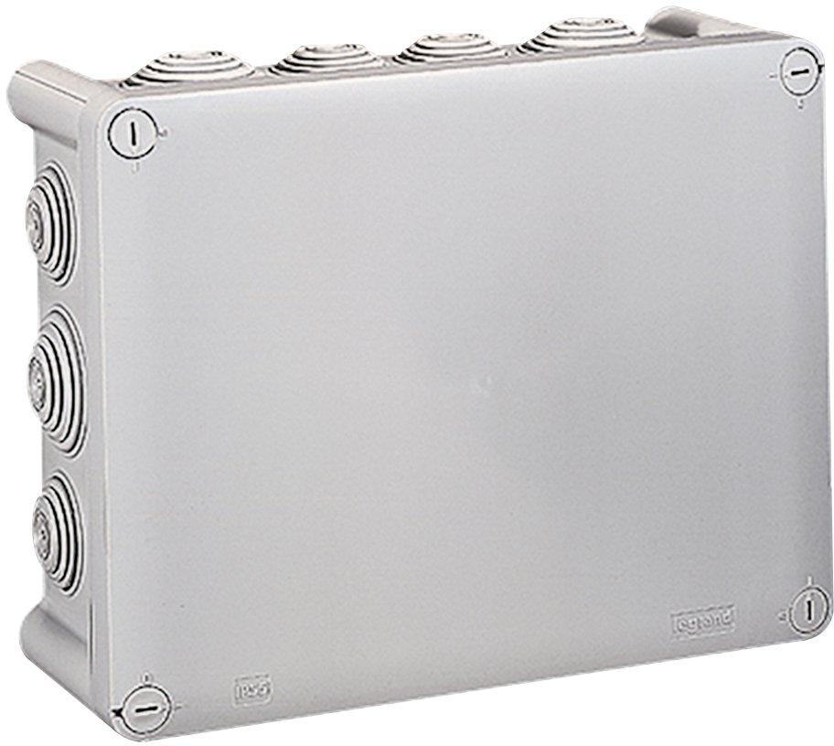 Feuchtraum - Abzweigkasten 220 x 170 x 86 14 Eingänge grau