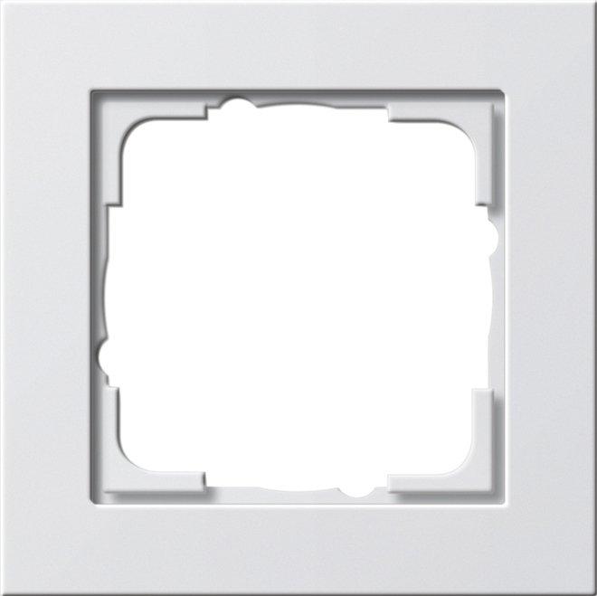 1-fach Abdeckrahmen für E2 reinweiß