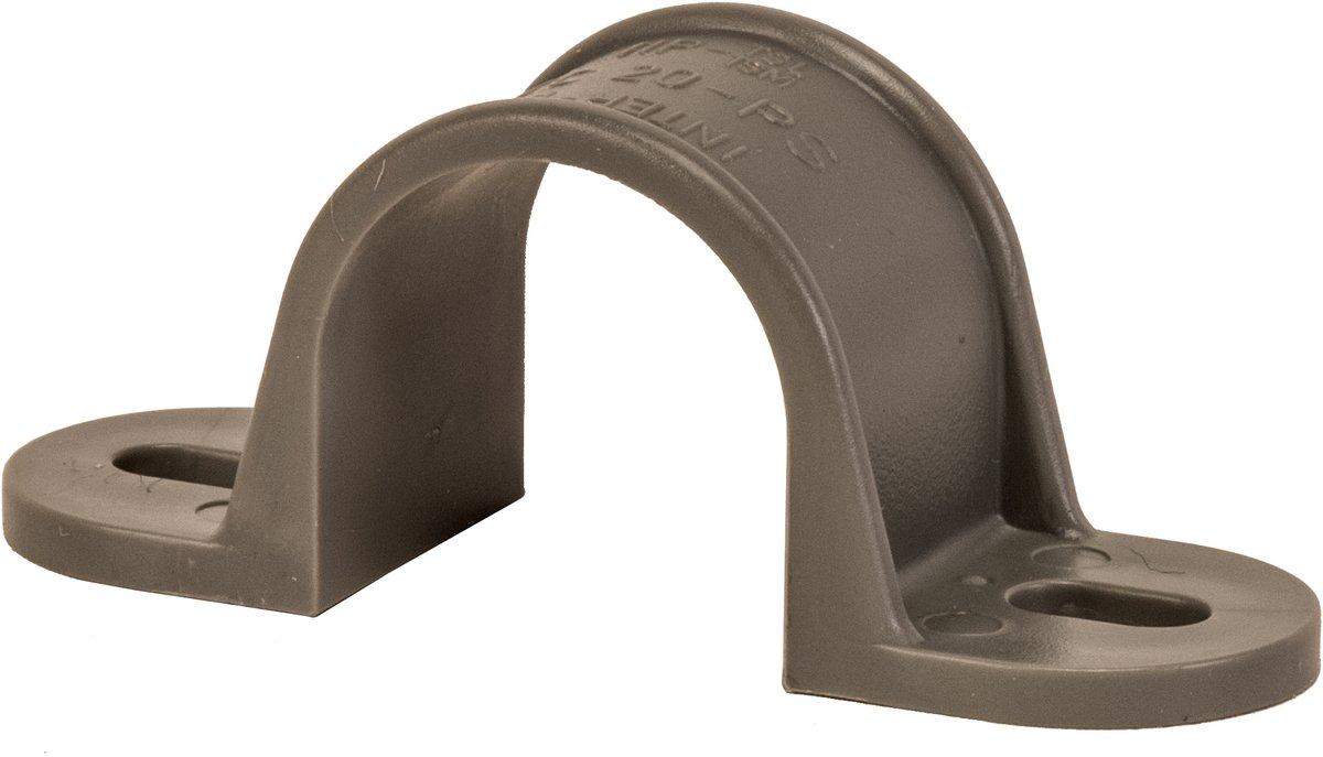 2-lappige Schelle 50 grau