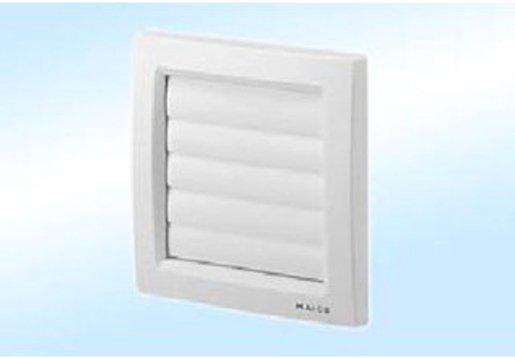 Verschlussklappe AP 120 selbsttätig zur Entlüftung Kunststoff weiß