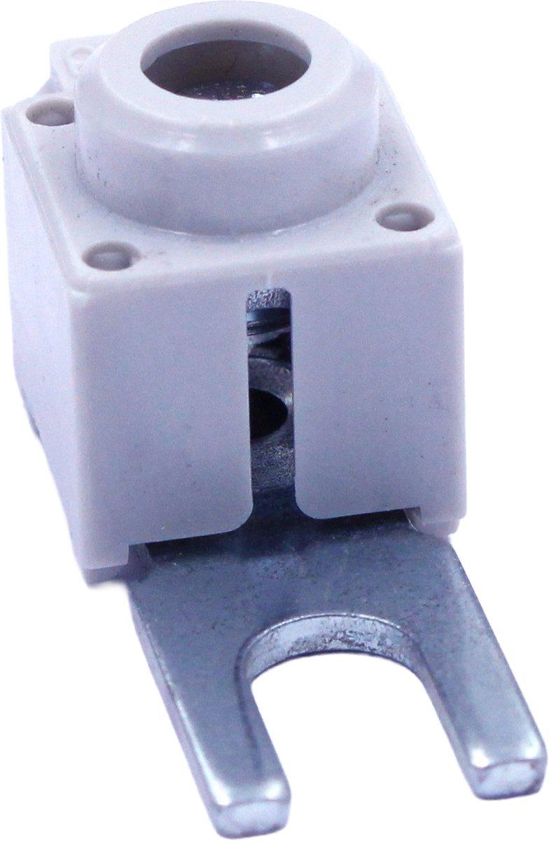 Einspeisekleme 25mm² Gabel kurz frontal