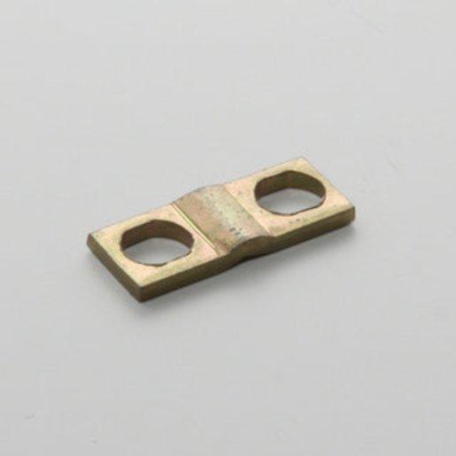 Zusatzklemme für Klemmschienen LKS-1/16 und LKS-2/16 in Messing blank