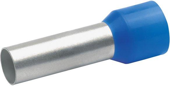 Isolierte Aderendhülse DIN 46228 Teil 4 halogenfrei blau