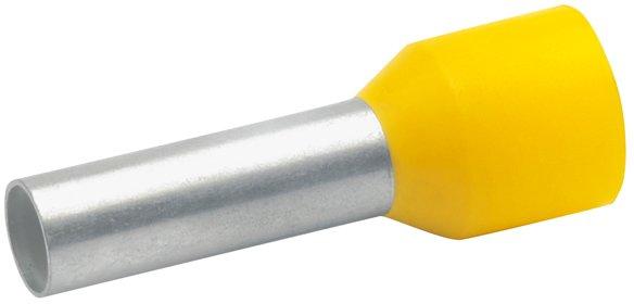 Isolierte Aderendhülse DIN 46228 Teil 4 halogenfrei gelb