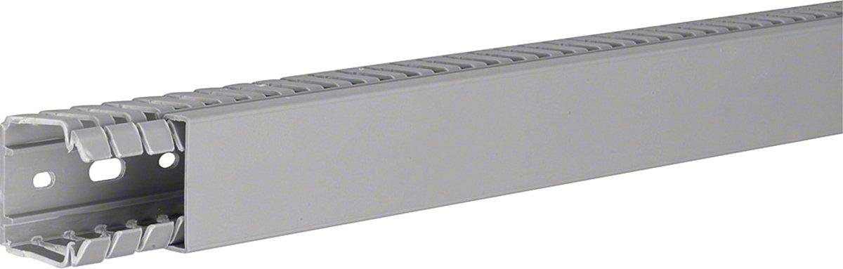 Verdrahtungskanal aus PVC BA7 40x40mm steingrau