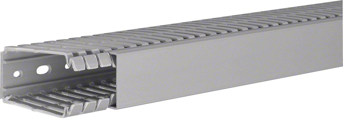 Verdrahtungskanal aus PVC BA7 80x40mm steingrau