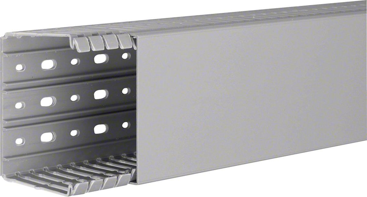 Verdrahtungskanal aus PVC BA7 80x100mm steingrau