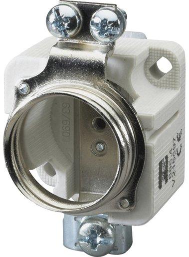 DIAZED Sicherungssockel DIII 63A 1-pol 500VAC/500VDC ohne Berührungsschutzdeckel