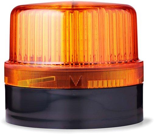 LED Blinkleuchte orange/schwarz 24 V AC/DC