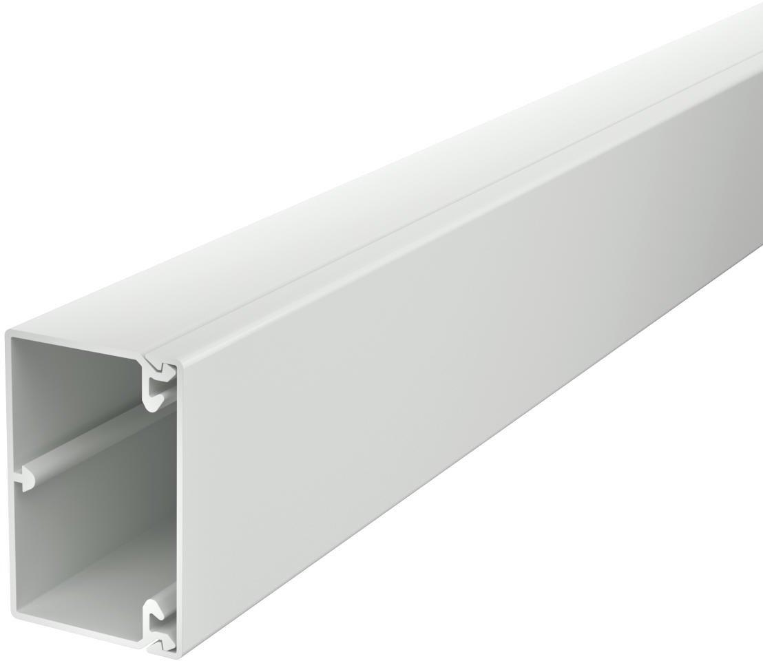 Leitungsführungskanal mit Bodenlochung 40x60 mm lichtgrau