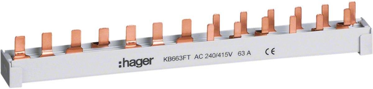 Phasenschiene (Stift) 10 mm² 4-polig 13PLE