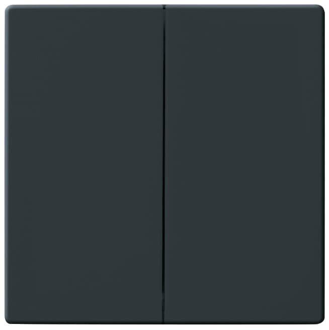 Wippe 2-fach für Serienschalter anthrazit - Plattform 63