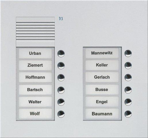 UP-Außenstation mit 12 Tasten 2-spaltig