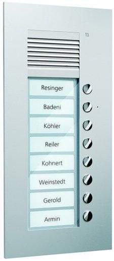 UP-Außenstation mit 8 Tasten 1-spaltig