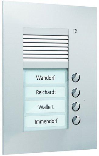 UP-Außenstation mit 4 Tasten 1-spaltig