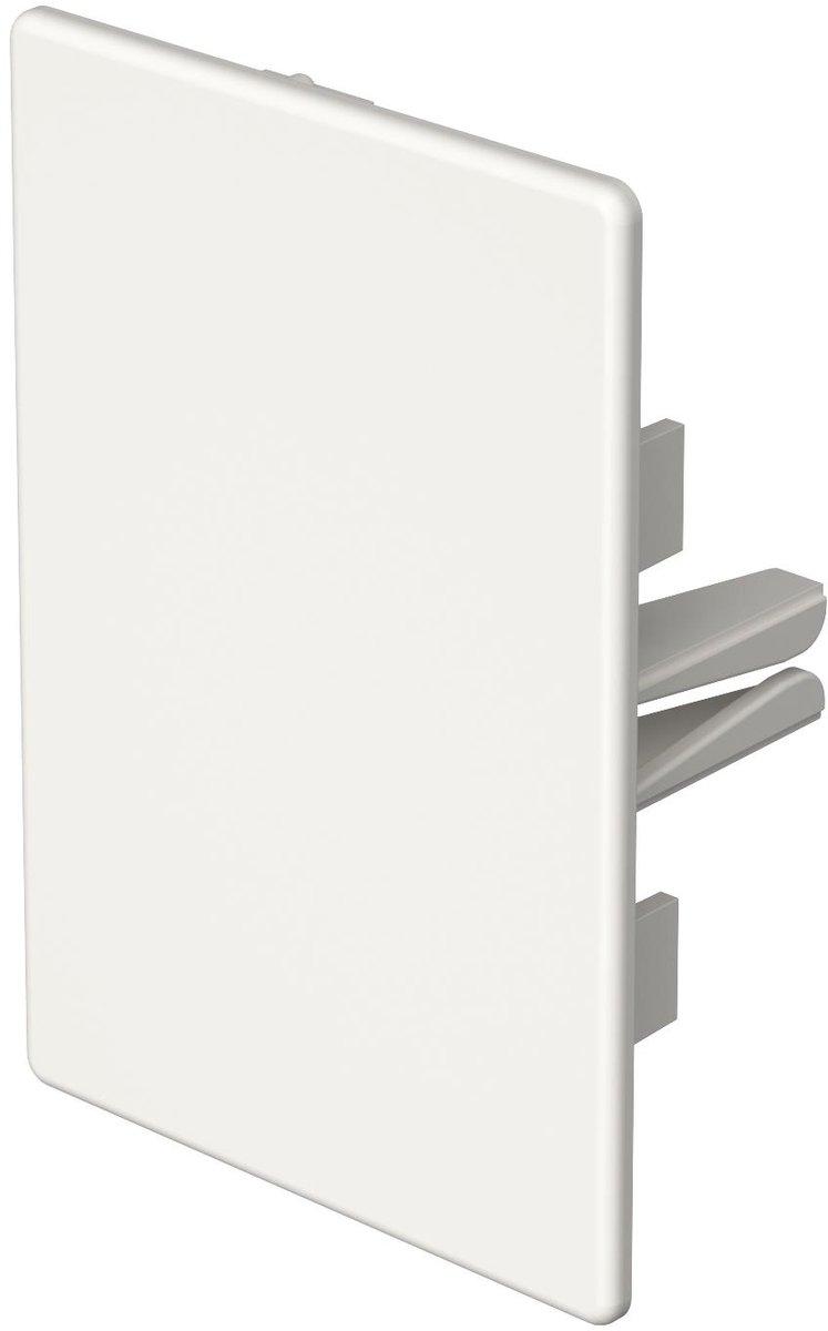 Endstück 60x90mm PVC reinweiß RAL 9010