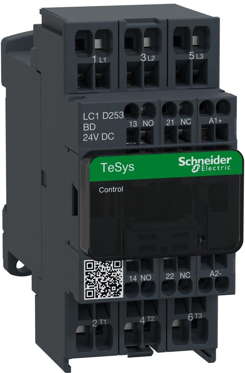 Leistungsschütz AC-schaltend 25A 24V/DC LC1-D253BD