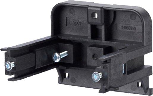 Montagehalter für Anschlussdosen T-Nut-Befestigung waagrecht 55mm o. Trennschale