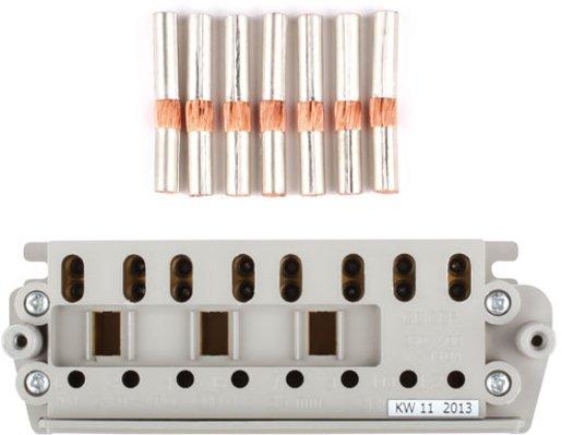 Zähleranschlussklemme 4pol. 80A ZAKD