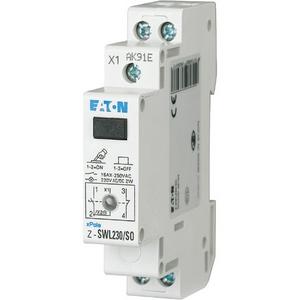 Schalter mit LED 230V AC/DC 1S+1Ö