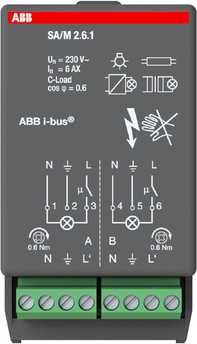 Schaltaktormodul 2F 6A