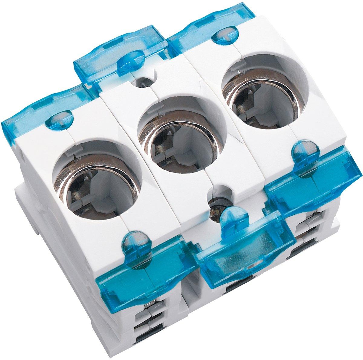 Einbau-Sicherungssockel D02 E18 63A 3polig 31306